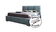 ZESTAW: Łóżko tapicerowane LILY + MATERAC COMFORTEO 160x200