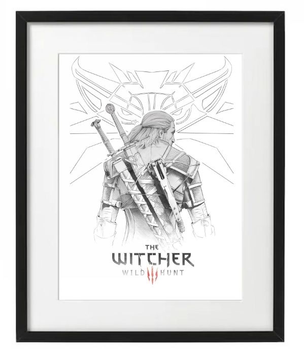 The Witcher 3 - Quadros 40x50cm