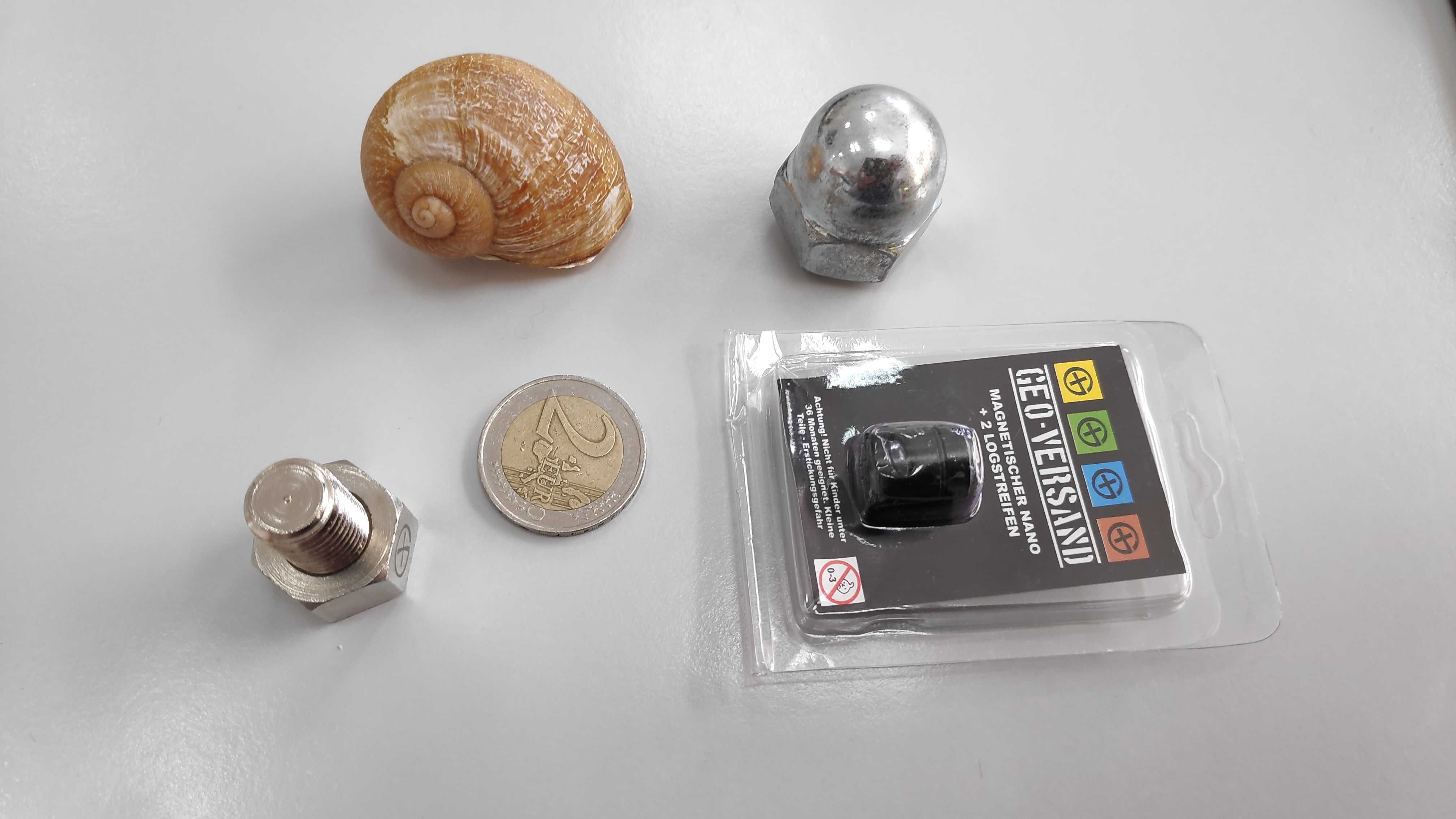 Geocaching Caracol Falso Cache Magnetica