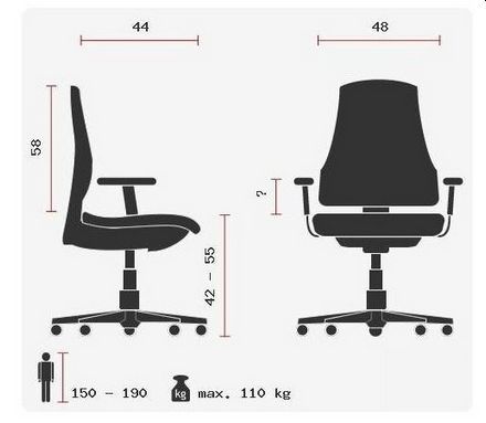 Krzesło biurowe Sitness 10 TOPSTAR stan idealny - nowe standardy BHP
