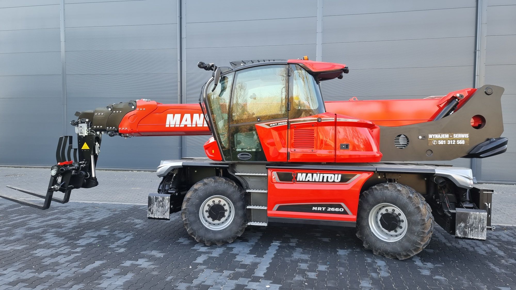 Wynajem ładowarki Manitou cała Polska MRT 2150