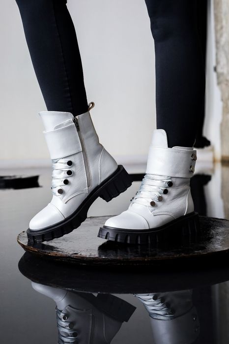 Останній розмір 38р НАТУРАЛЬНА ШКІРА! жіночі зимові ботинки черевики