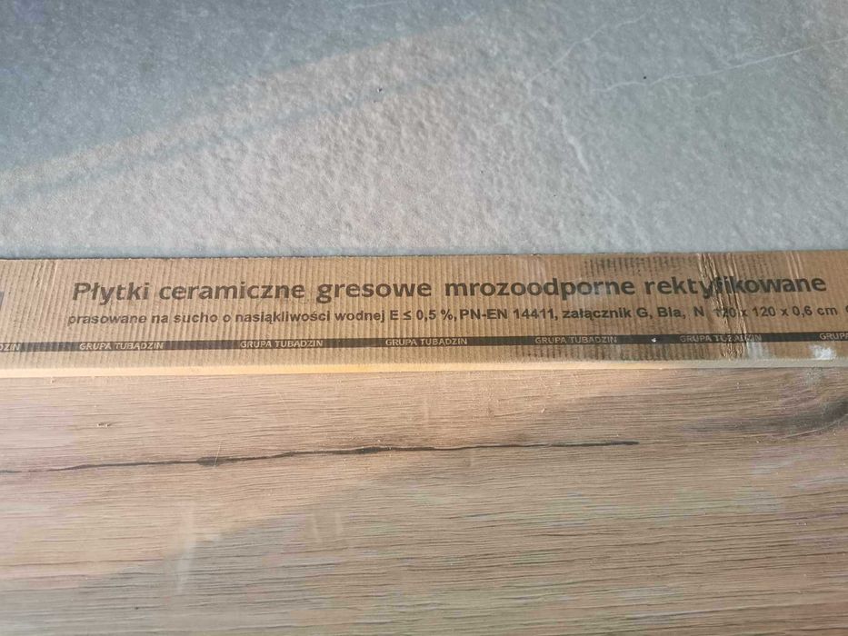 Płytki Tubądzin Gobi Ivory STR 120x120