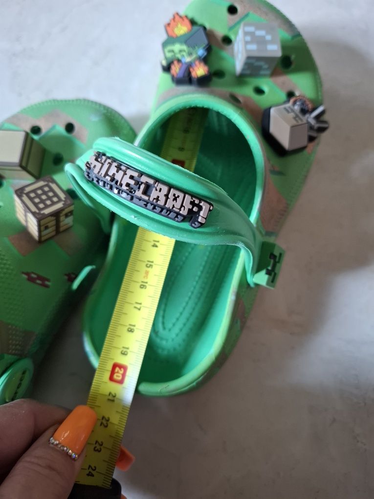 Crocs Minecraft Zielone