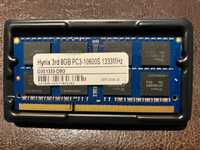 HYNIX 3rd 8GB PC3-10600S DDR3 1333 Mhz memória RAM notebook