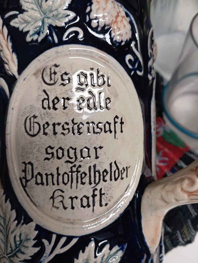 Caneca cerveja grande West Germany