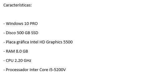 Computador HP 250G4 - Notebook