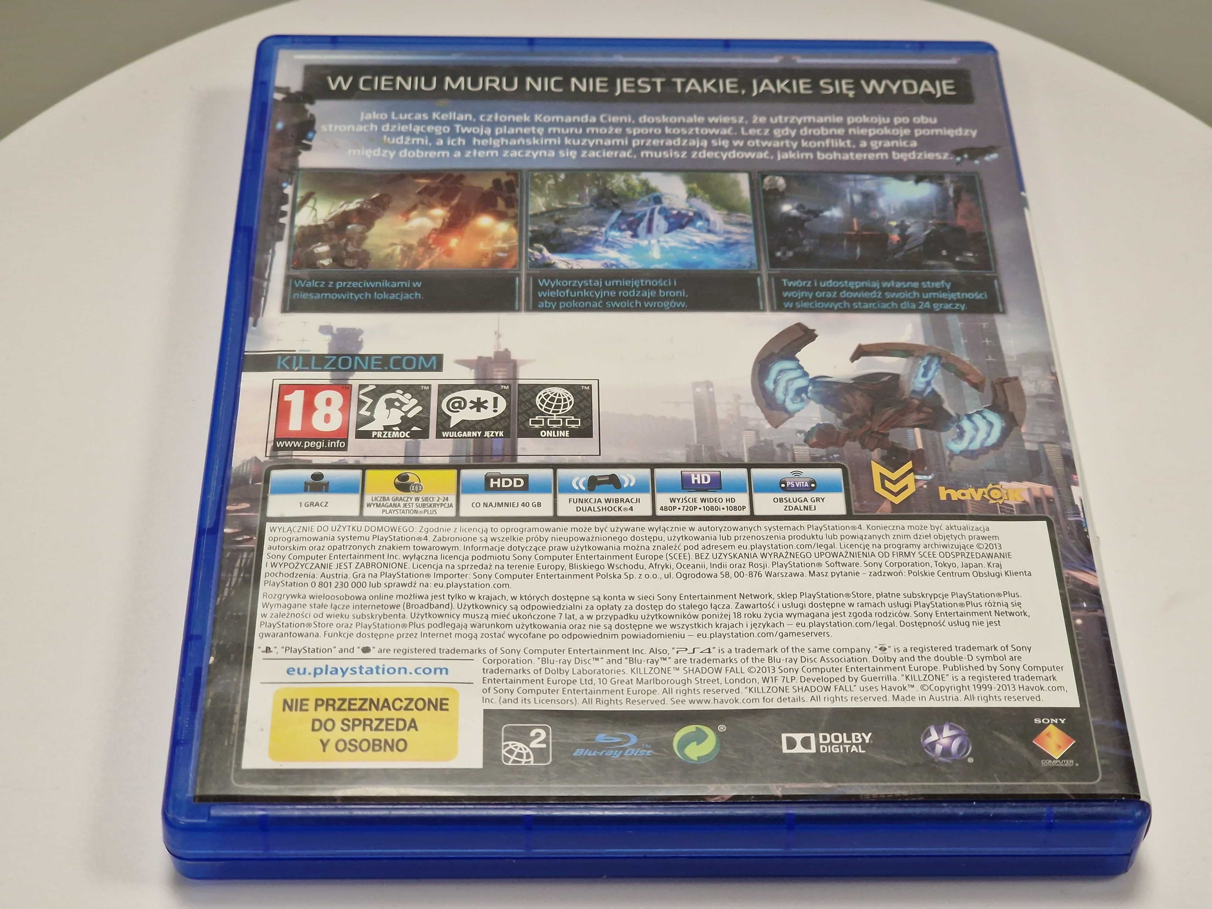 Gra PS4 PS5 Killzone Shadow Fall Sklep Zamiana