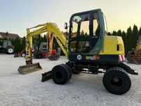 Yanmar B50W KOPARKA KOŁOWA/ 5 TON / MAŁE GABARYTY / BARDZO ZWROTNA / ZADBANA Z NIEMIEC / PIĘKNY STAN / ORYGINAŁ / B 50 W B75 B95 B110 / 70 75 80 90 100 110 / 308 310 / TEREX TW  Koparka kołowa Minikoparka Komatsu JCB CAT