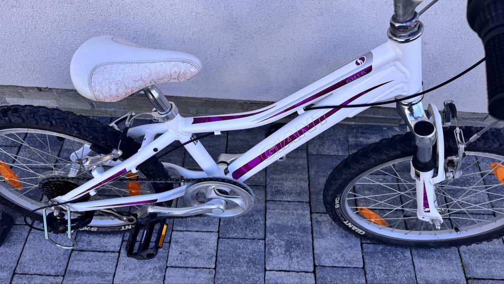Gwarancja rower Giant koła 20” dla dziewczynki ok4-7 lat
