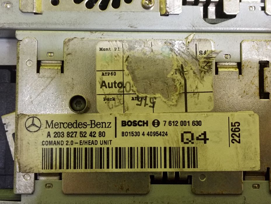 Магнітола Mercedes Vito 639 Магнитола Вито 639 Разборка Розборка Шрот