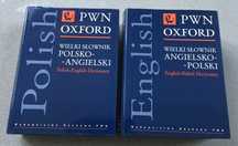 Wielki słownik PWN Oxford polsko-angielski angielsko-polski fabryczny