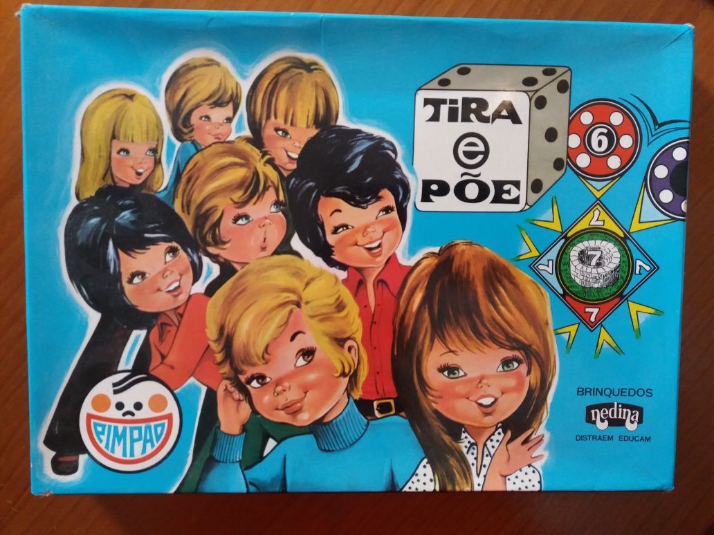 Antigo jogo da Marca Pimpão "Tira e Põe"