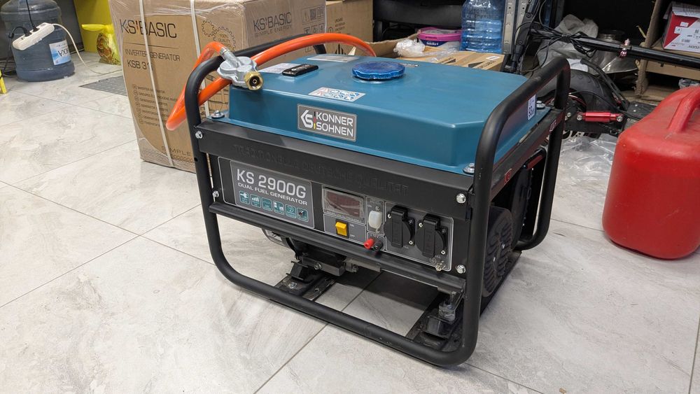 Генератор Газо-Бензиновий 230В 2.9кВт Konner&Sohnen KS 2900G