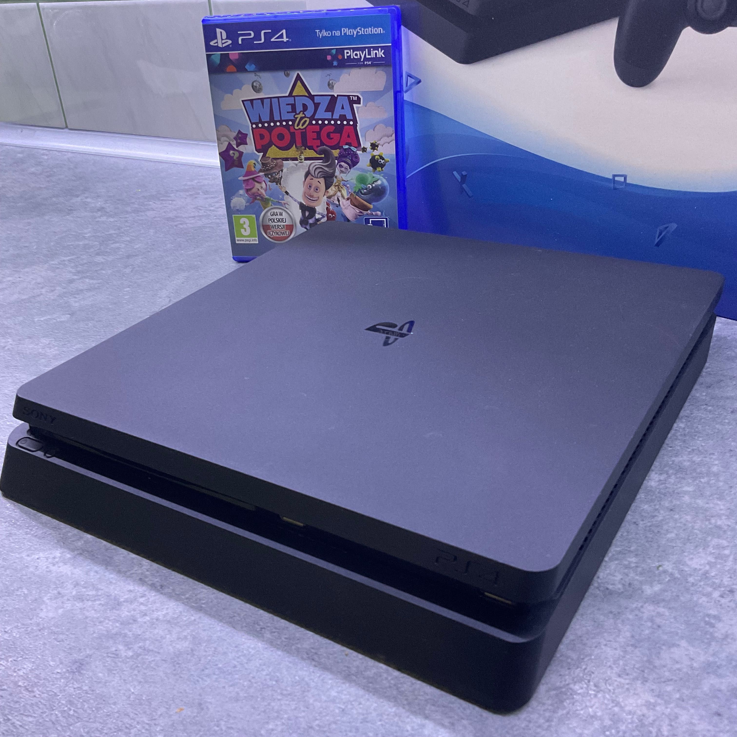 PlayStation 4 Slim 1TB + 1 gra Wiedza to Potęga