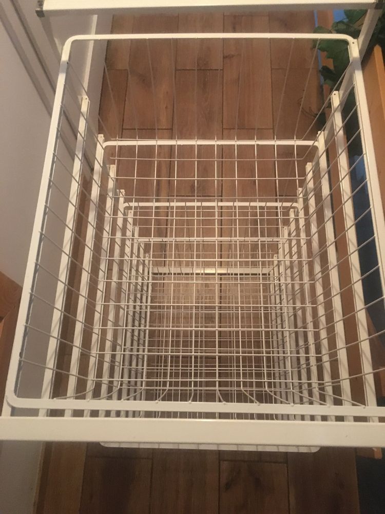 Ikea metalowa półka z szufladami garderoba