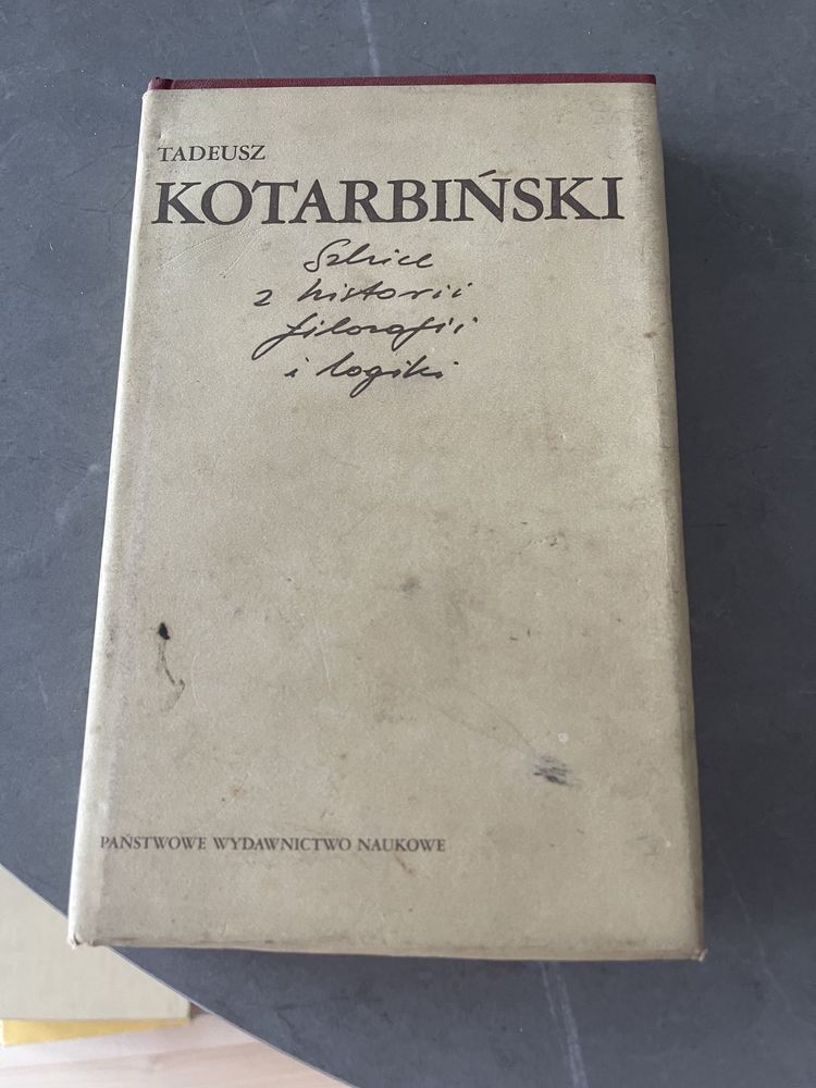 Tadeusz Kotarbiński Szkice z historii filozofii i logiki
