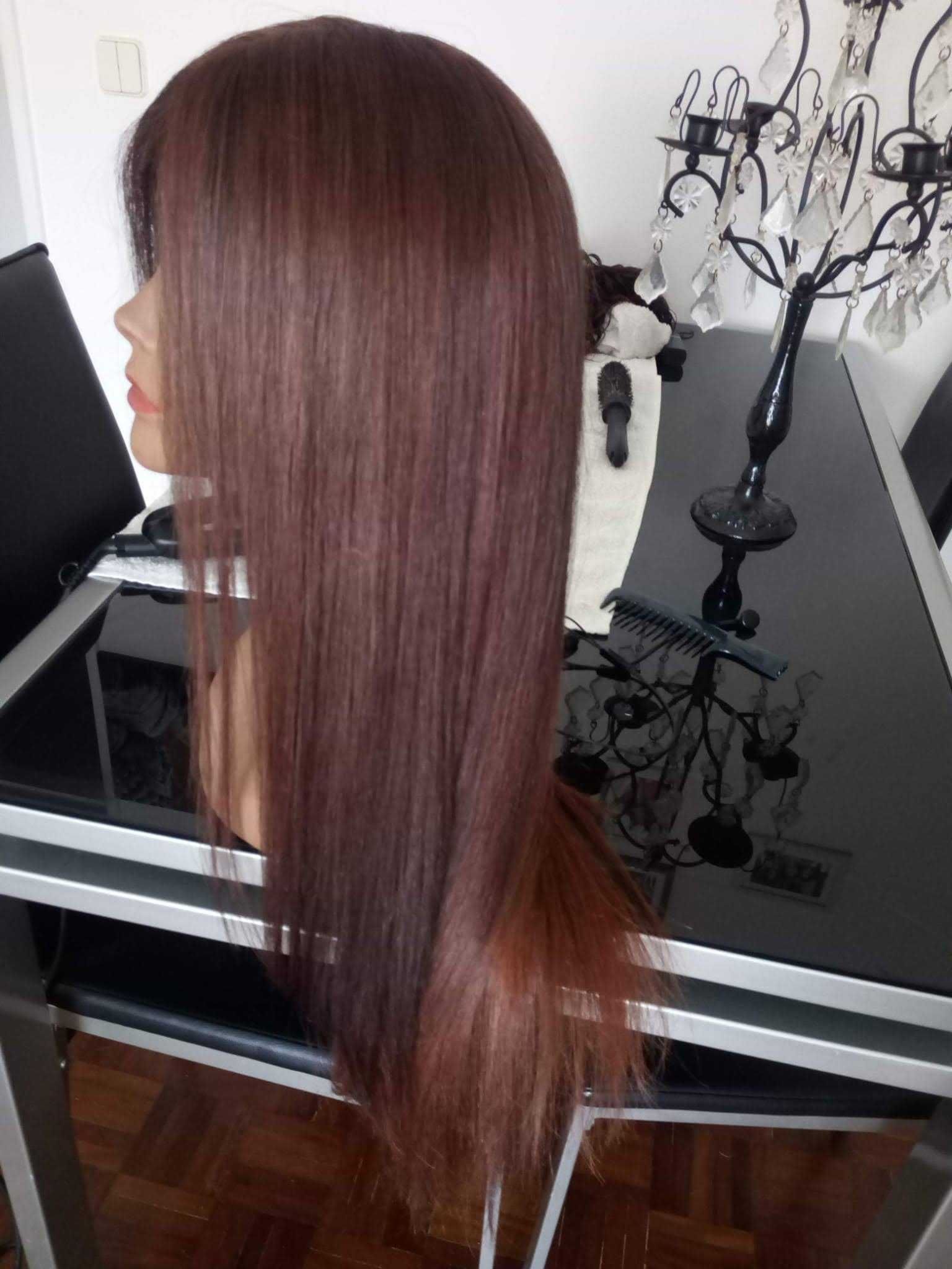 Vendo extensões de cabelo natural