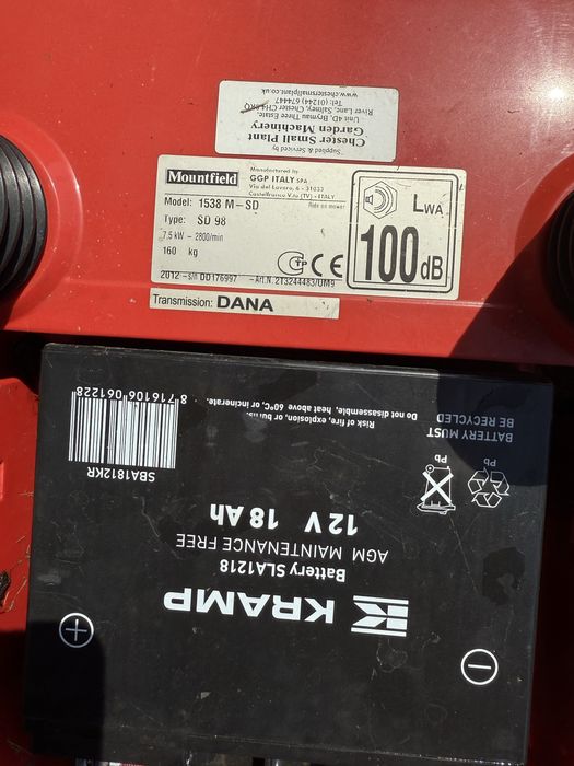 Traktorek kosiarka Mountfield 1538 SD