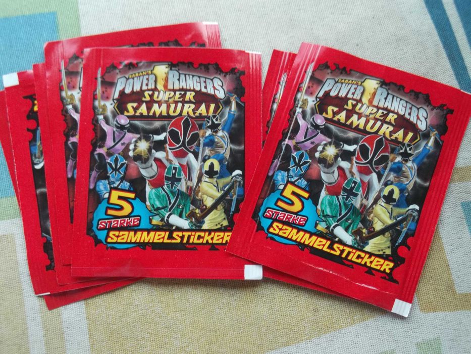 Cromos Power Rangers Super Samurai