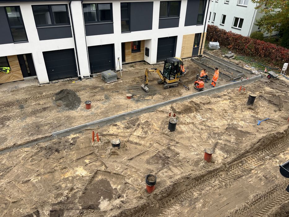 Układanie kostka brukowa schody taras chodnik brukarstwo artystyczne