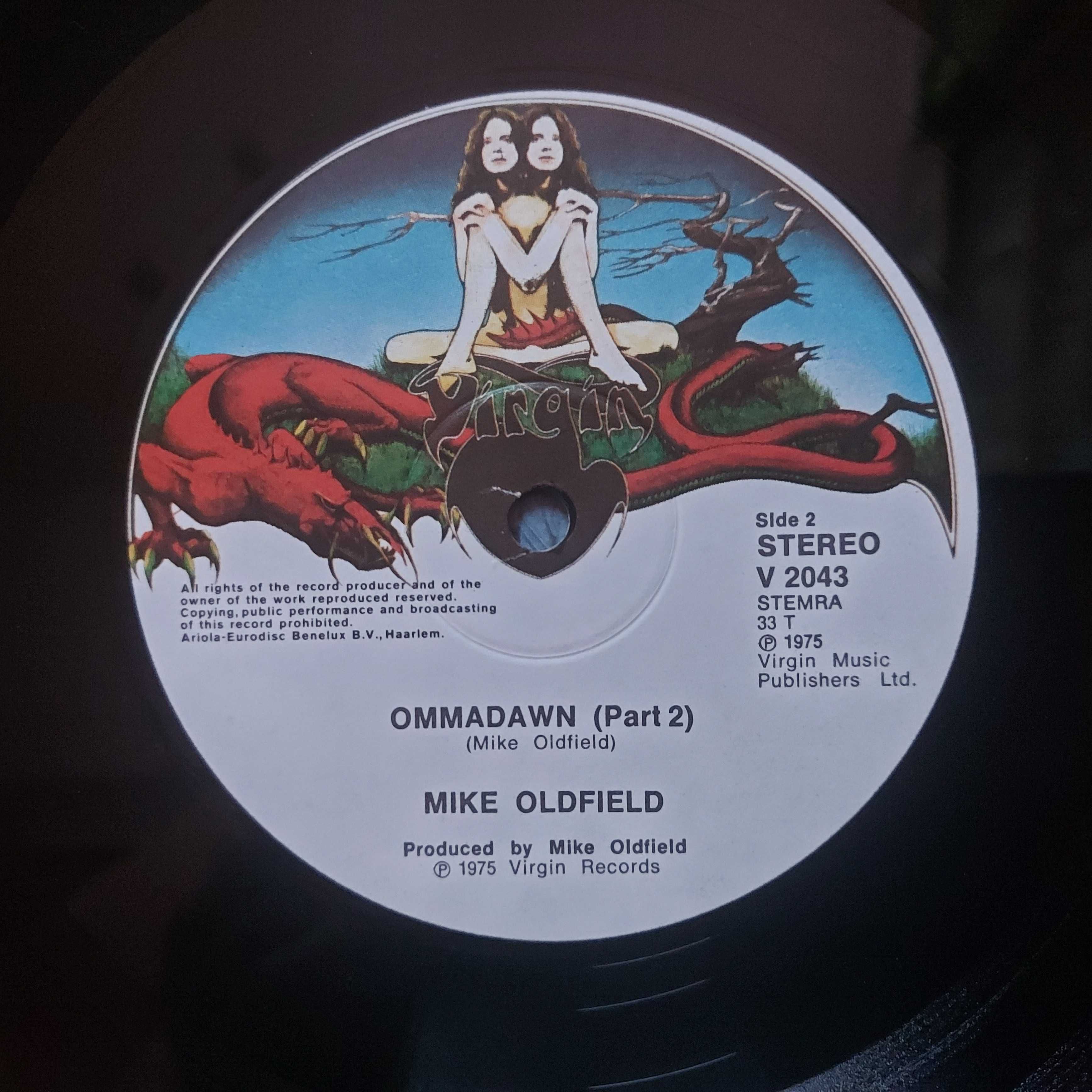 Mike Oldfield ‎Ommadawn NL 1975 (VG+/EX--) + inne tytuły