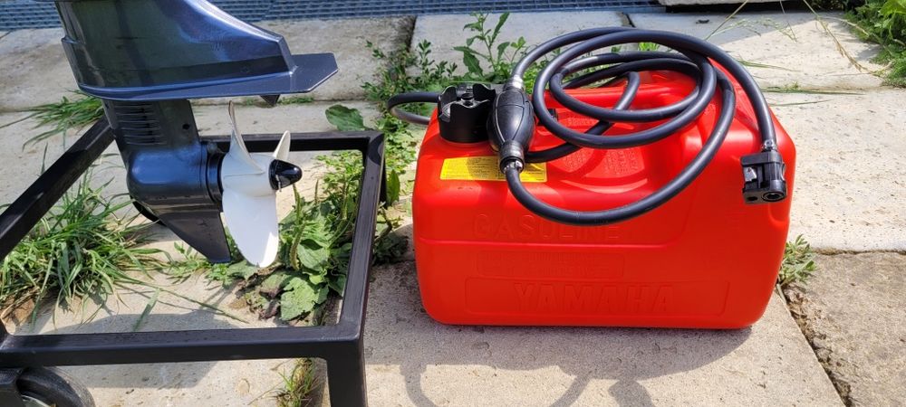 Yamaha 4hp 2022r silnik zaburtowy linia paliwowa do pontonu łodzi