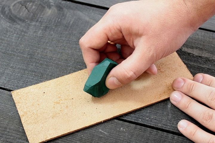 Pasek ze skóry bydlęcej Skórzana polerka do noży uniwersalna