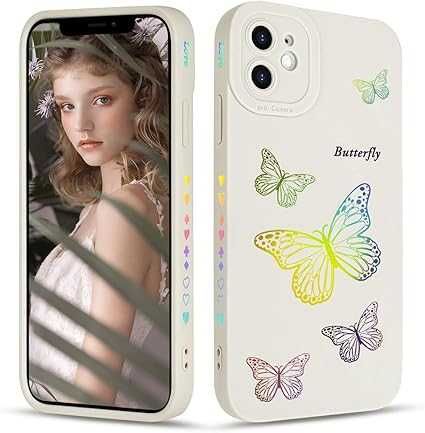 Newseego Etui kompatybilne z iPhone 12 biało-kremowy
