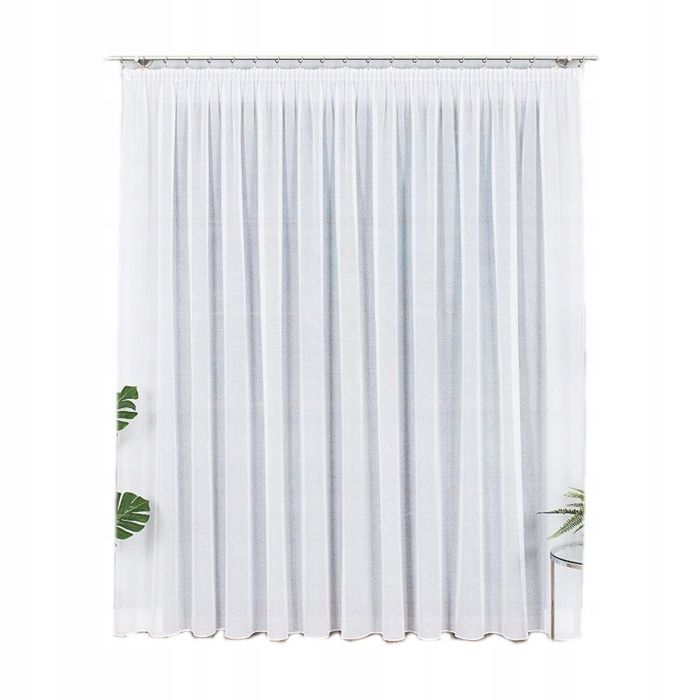Modna Firana z woalu sable 220x200 cm - do stylowego salonu