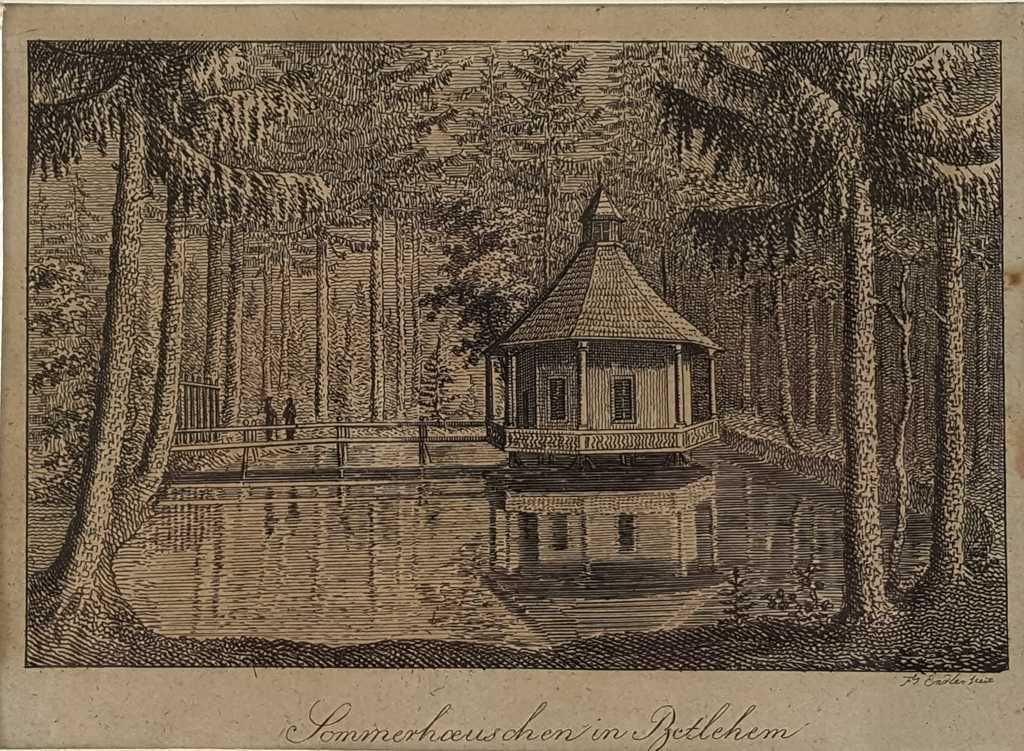 Drzeworyt z XIX wieku - Dolny Śląsk