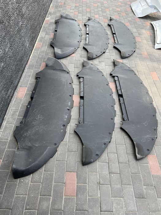 Tesla Model 3 Y Захист Защита переднего бампера, оригинал б/у, наличие