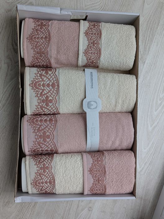 Conjunto de toalhas banho / WC 100% algodão