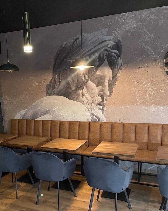 Wyposażenia restauracji barów kawiarni  loże - ławki tapicerowane