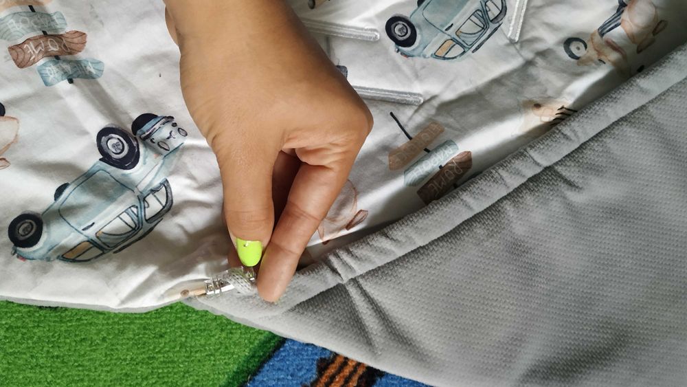 Rożek niemowlęcy dla chłopca do wózka