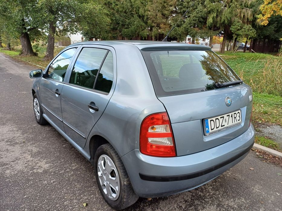 Ładna Skoda Fabia 2002r 1.2cm hatchback klima  stan techniczny bdb