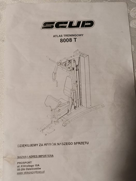 Atlas Scud  8008T jak nowy