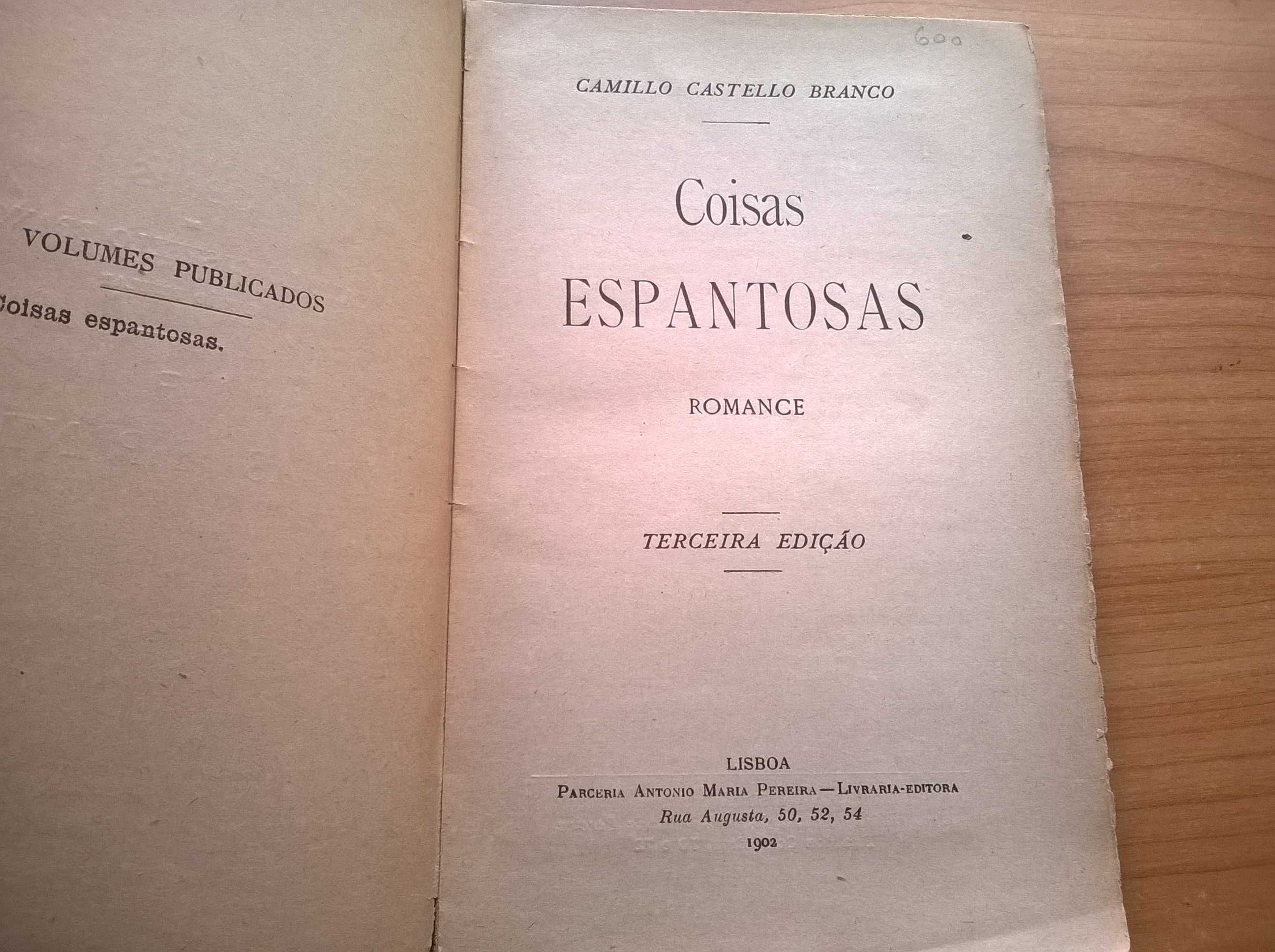 Coisas Espantosas (3.ª ed. de 1902) - Camillo Castello Branco