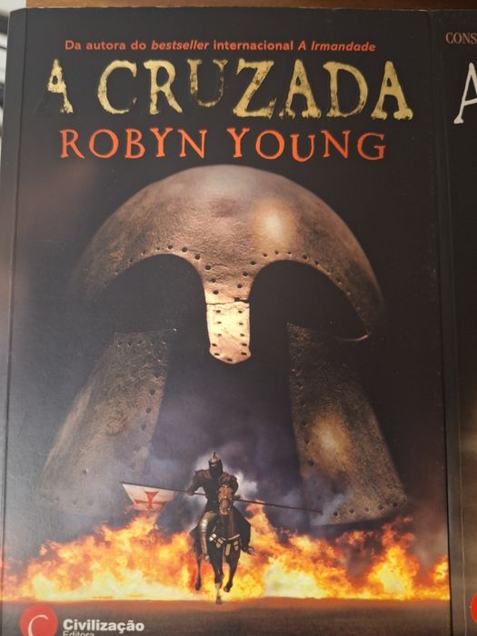 Livros Irmanda, Cruzada e Requiem de Robyn Young