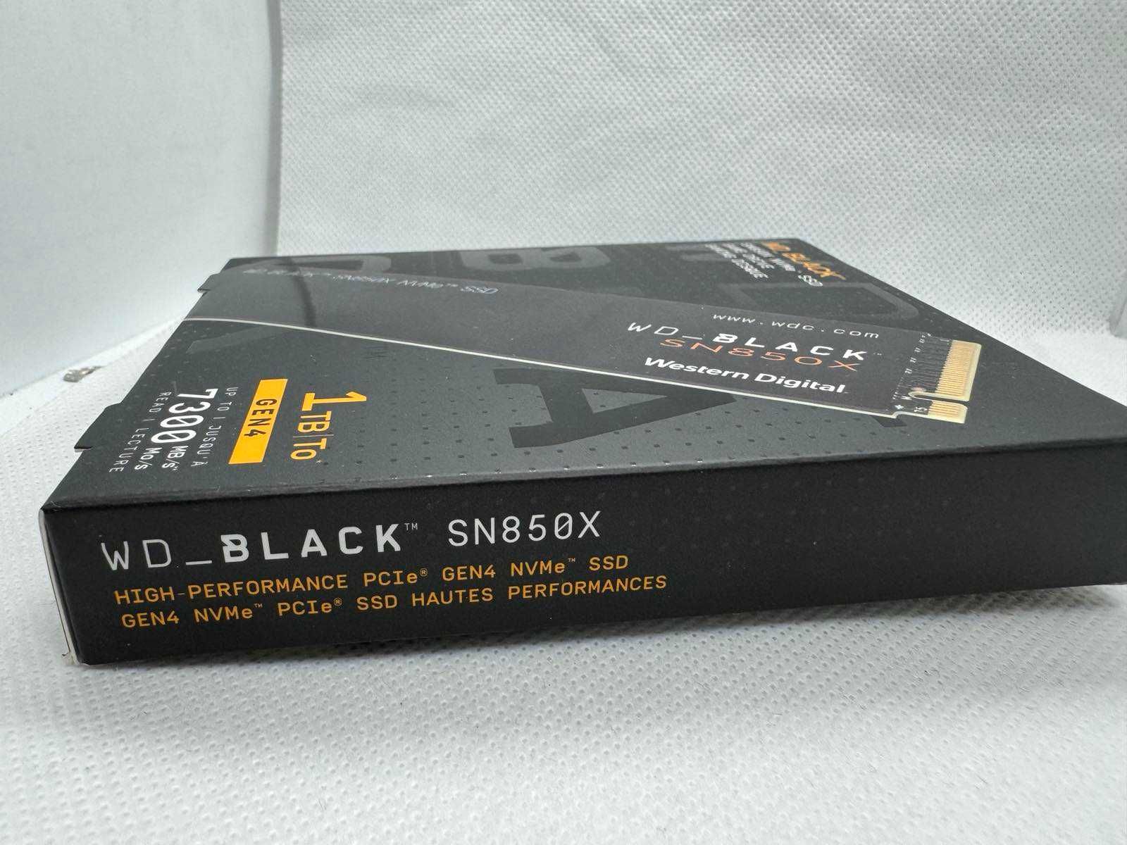 SSD-накопитель WD Black SN850X (WDBB9G0010BNC-WRSN) 1TB НОВЫЙ!