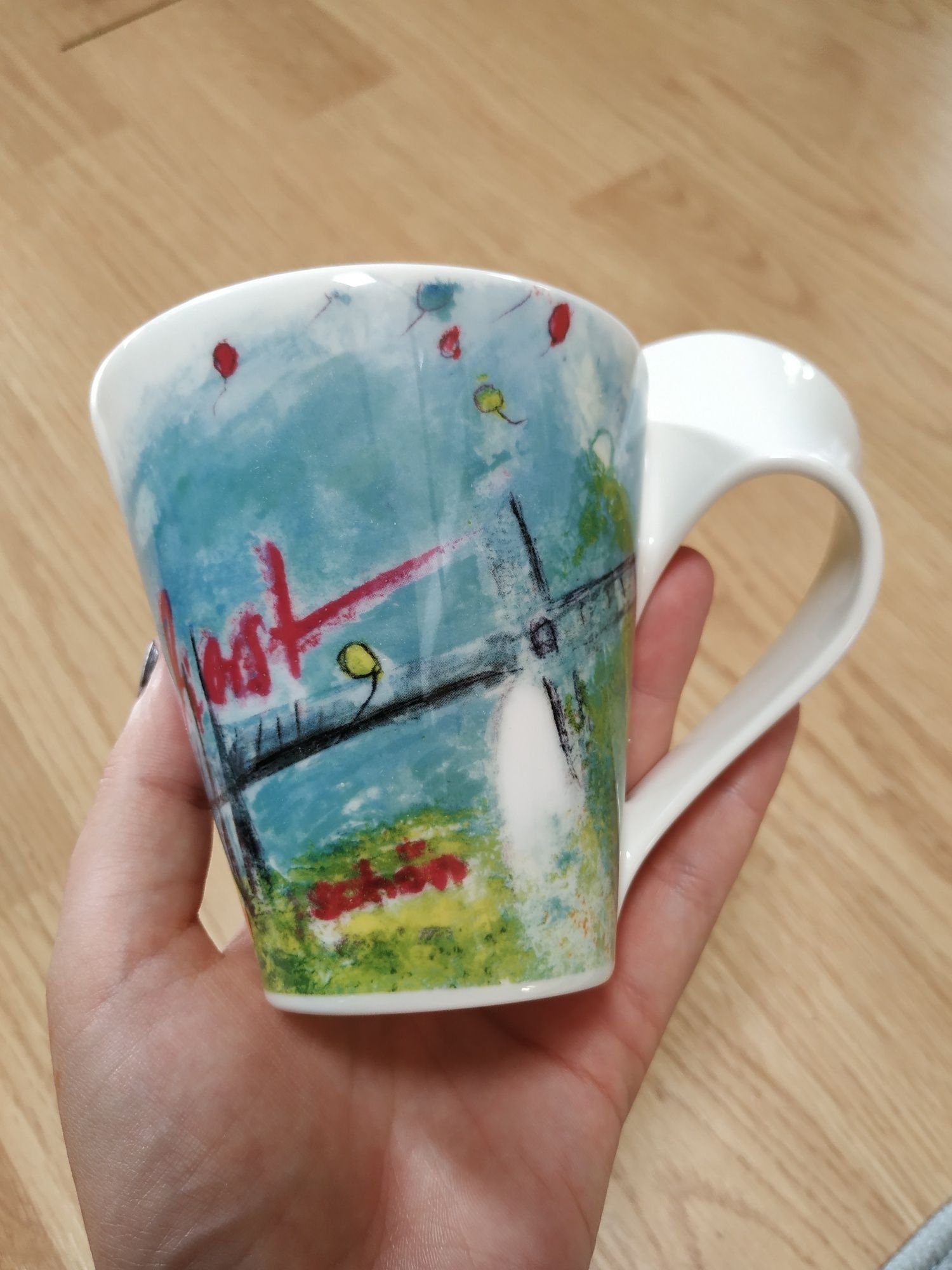 Zestaw New Wave Caffè by Villeroy & Boch - kubek, spodek i łyżeczka