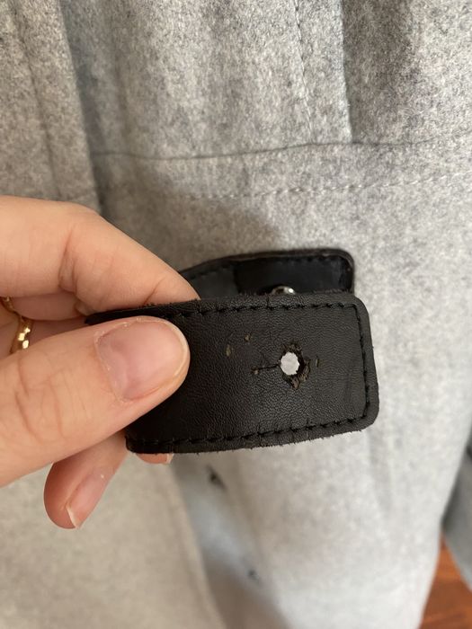 Płaszcz wełniany mango 38