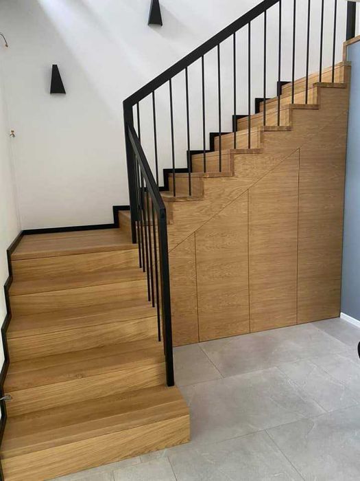 SCHODY drewniane samonośne i na beton RUDA ŚLĄSKA