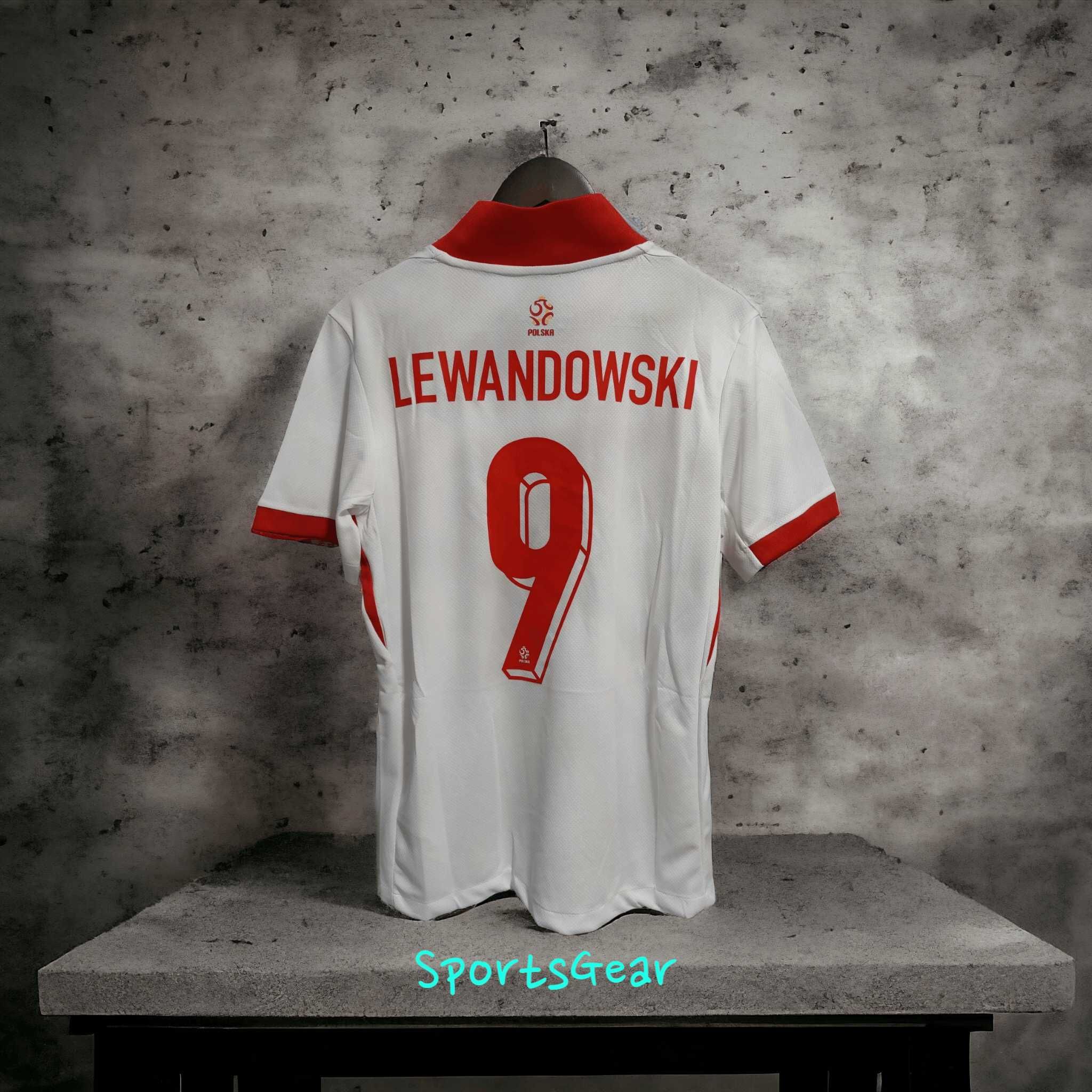 Polska Robert LEWANDOWSKI EURO 2024 Koszulka Domowa NIKE Rozm. S