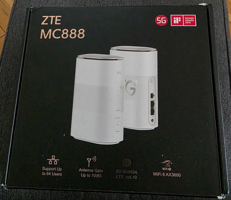 ZTE MC888D 5G ROUTER cat.19, Wi-Fi 6, karta nanoSIM