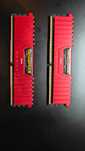 RAM - 2x8GB Corsair Vengeance LPX DDR4 RED