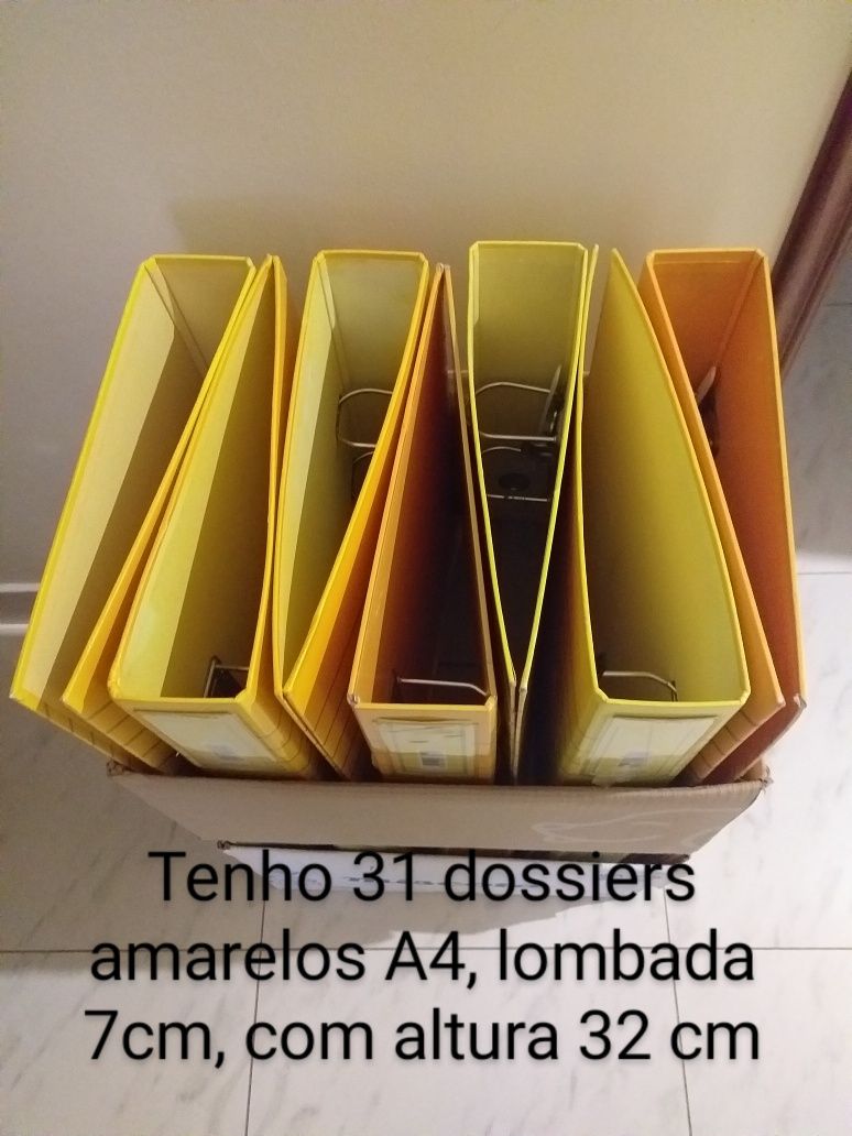 31 + 13 Dossiers amarelos/ azuis/ verdes