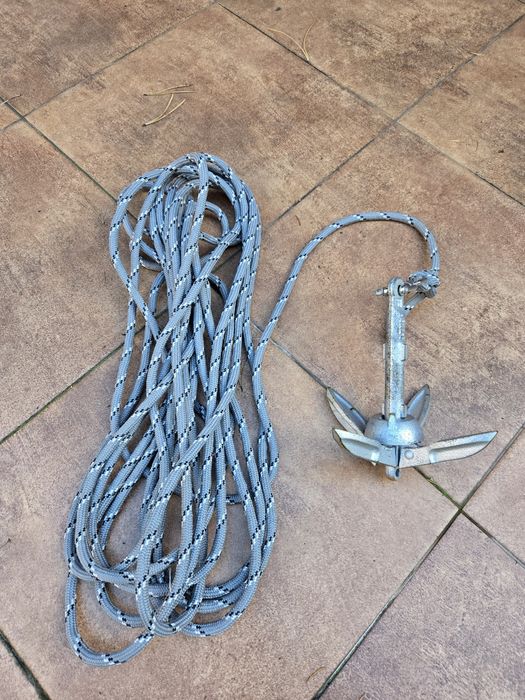 Kotwica do łódki pontonu + 10 metrów linki