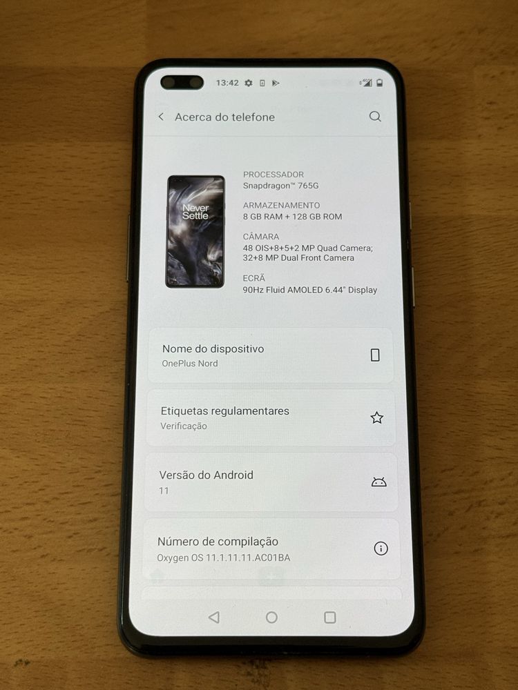 Oneplus nord 8/128gb desbloqueado(ACEITO RETOMA)