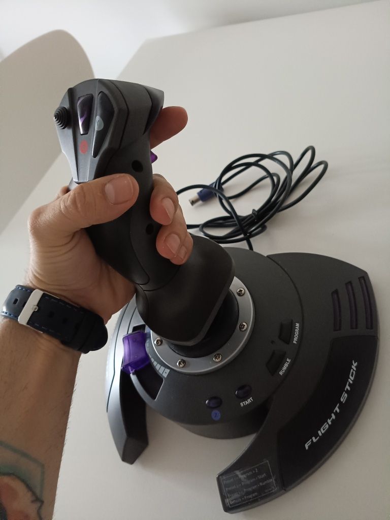 Joystick Thrustmaster Nintendo GameCube Game Cube, Flight Stick